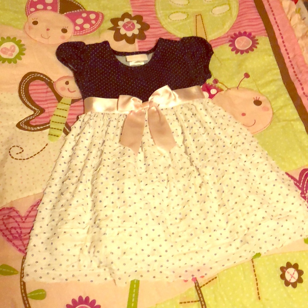 Blue Polka Dot Dress